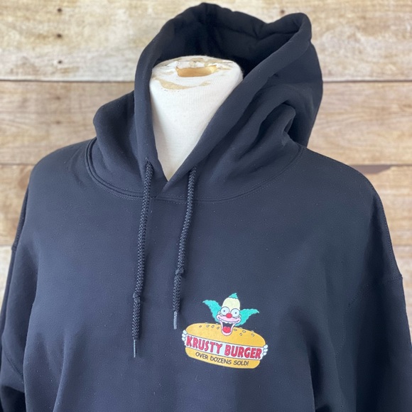 The Simpsons Size Medium Krusty Burger Hoodie - Picture 8 of 10